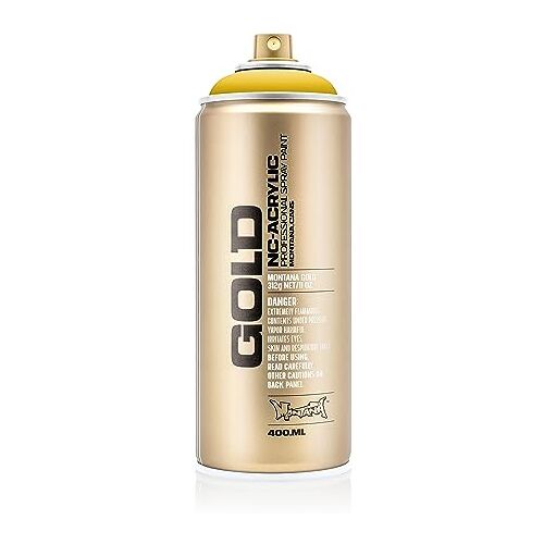 Montana Cans 283932 Montana Spray blik goud 400 ml, Gld400-1030-Banana