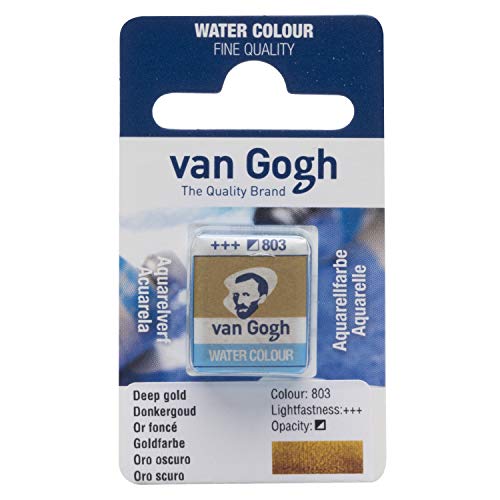 Van Gogh aquarelverf, semi-braadpan, diep goud 803