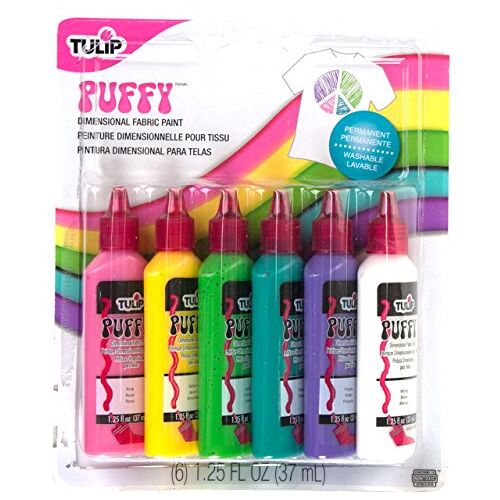 Tulip I Love To Create Tulp Dimensionale Stof Verf 6pk Gezwollen, 37 ml (Pack van 6)