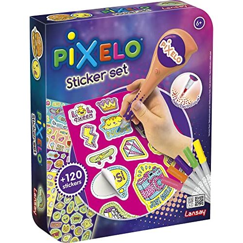 Lansay Pixelo Sticker Set Tekeningen en kleuren Vanaf 6 jaar