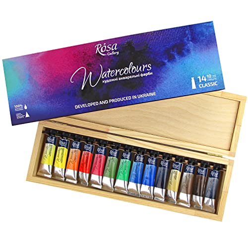 7 Artists Aquarelverf  14 Tubes à 10 ml Klassieke Aquarelverfset   Aquarel Palet   Volwassen Aquarel Schilderij   Aquarel Doos   Aquareldoos   Waterverf   Aquarel Kit