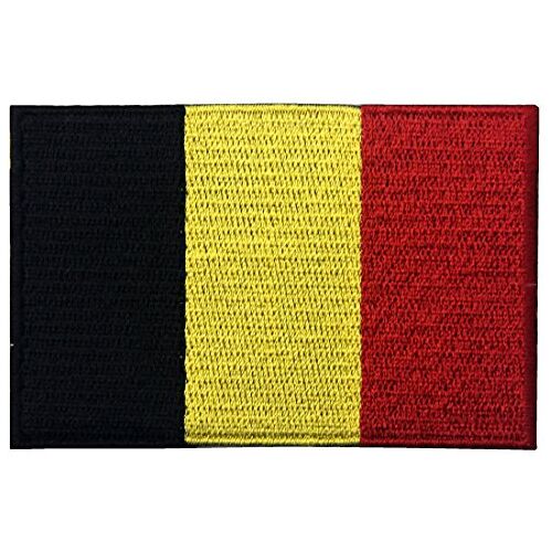 ZEGIN Belgische vlag vlag Belgisch Nationaal embleem geborduurd op Naaien op Patch