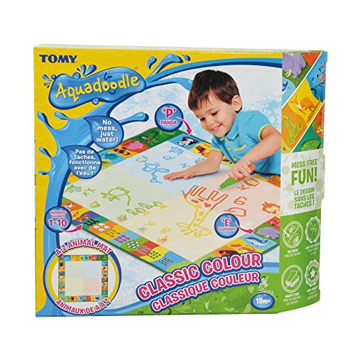 AquaDoodle Classic Large Water Doodle Mat, Official TOMY No Mess Colouring and Drawing Game, Suitable for Toddlers and Children From 18 Months+