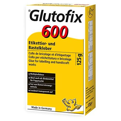 Glutolin Glutofix 600 etiketteer- en knutsellijm.