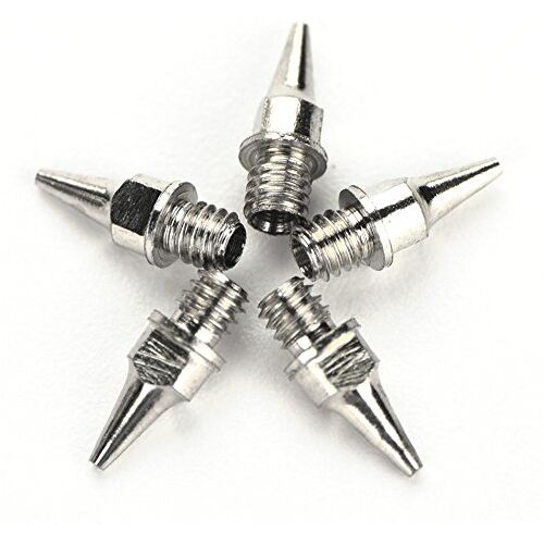 Uxsiya Airbrush Nozzle Kits 5 Stuks 0.2mm 0.3mm Airbrush Nozzles en Naalden Tips Vervangende Accessoires(0.3mm)