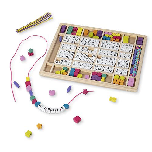 Melissa & Doug Houten Kralen Om Te Rijgen (Ca. 240 Kralen)