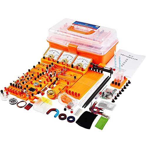 Lxwyq Fysieke Elektrische Circuit Experiment Apparatuur, Middelbare School Fysica Experiment Box, Verken De Huidige Wet van Het Circuit voor Circuit Fysica Experiment Apparatuur