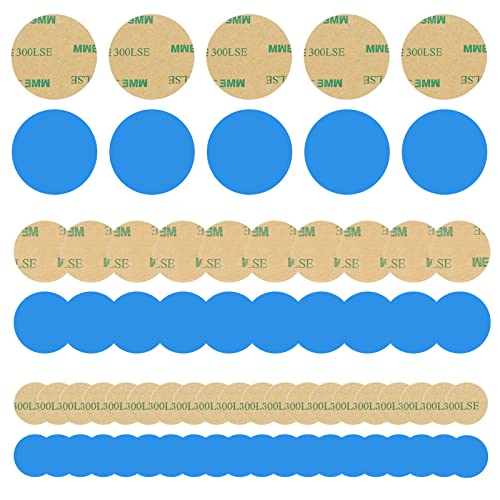 GOSHIES Metalen plaatjes, zelfklevende metalen plaat voor mobiele telefoon, metalen plaat, dunne zelfklevende metalen platen voor magneten, houder, hechtbasis (70 stuks)