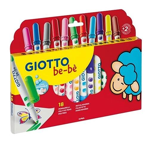 GIOTTO be-bè Viltstiften Giotto Bebe' 18 stuks