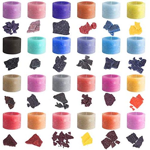 N\C NC Kaarsenkleurstoffen 10 kleuren x 5 g, kaarsen wax kleurstoffen voor DIY, kaarsen maken, kaars dye voor paraffine, sojawas, kerstcadeauset voor kinderen en knutselliefhebbers, 10 willekeurige