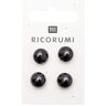 Rico Design Rico Ricorumi Speelgoed Ogen 714 Bruin-Zwart 11mm