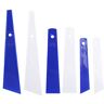 Oumefar Uitstrijkje Lijm Schraper Plastic Lijm Uitstrijkjes 6 stks Lijm Spreaders Mini Sticks Uitstrijkje Applicator DIY Schraper voor Leather Craft