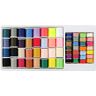 CENPEK 60pcs Kleuren Mini Naaiende Draad Spoelen en Spoelen voor Naaimachine, Hand Naaien