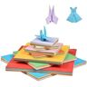 AOI 400 vellen dubbelzijdig origami papier 4 maten specificatie (100 vellen 20x20cm + 100 vellen 15x15cm + 100 vellen 10x10cm + 100 vellen 7x7cm)