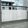 IkErna Eenvoudig Gesneden Doorschijnende Plastic Berispte Balkon Privacyscherm, Balkonafdekking Anti-Peeping, Anti-Rain, Anti-Ultraviolet/70 * 100Cm