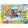 Ravensburger Verven op Nummer 28492, Trotse Wilde Paarden, Meerkleurig