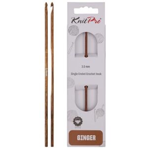 KnitPro - Ginger - Berk - 3.00mm - Haaknaald KnitPro - Ginger - Berk - 3.00mm - Haaknaald