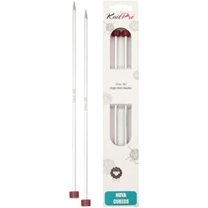 KnitPro Nova Cubics Zilver - Breinaalden KnitPro Nova Cubics Zilver - Breinaalden
