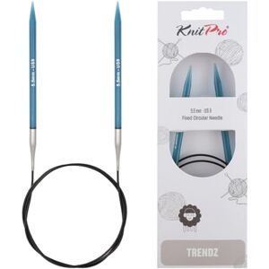 KnitPro - Trendz Akryl 60cm 5,50mm US9 Turquoise - breinaalden KnitPro - Trendz Akryl 60cm 5,50mm US9 Turquoise - breinaalden