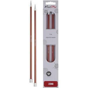 KnitPro K47272 Breinaald met Knop - Hout - Bruin - 30cm / 5.5mm KnitPro K47272 Breinaald met Knop - Hout - Bruin - 30cm / 5.5mm