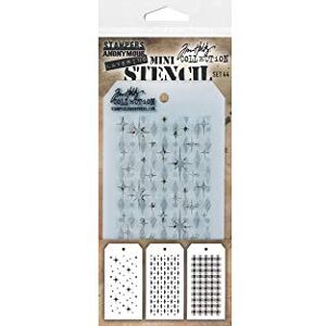 Mini sjablonen set 44 van Tim Holtz Mini sjablonen set 44 van Tim Holtz