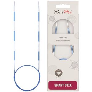KnitPro SmartStix Circulaire breinaalden Aluminium 60cm Blauw 2,75mm - Breinaalden KnitPro SmartStix Circulaire breinaalden Aluminium 60cm Blauw 2,75mm - Breinaalden