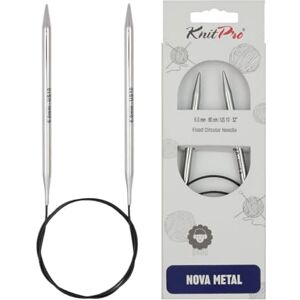 KnitPro Nova Metal Messing 60cm 6,00mm - Breinaald KnitPro Nova Metal Messing 60cm 6,00mm - Breinaald