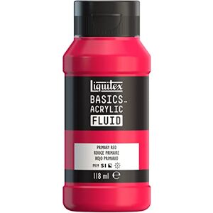 Liquitex Basics Vloeibaar 118Ml Primaire Rood - Acrylverf Liquitex Basics Vloeibaar 118Ml Primaire Rood - Acrylverf