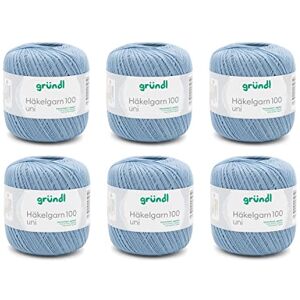 Gründl Katoen Haakgaren - Spijkerblauw - 100g, 566m - Haakgaren Gründl Katoen Haakgaren - Spijkerblauw - 100g, 566m - Haakgaren