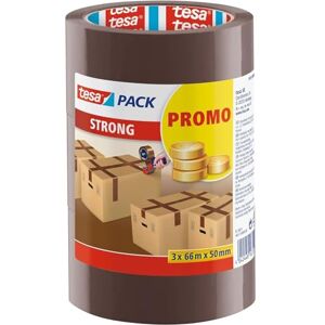 Tesapack Sterke Verpakkingsband - 3 rollen, 66 m x 50 mm Tesapack Sterke Verpakkingsband - 3 rollen, 66 m x 50 mm
