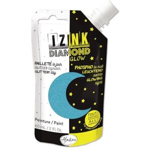 Mondial Tissus - Izink Diamond Glow - Blauwe Hemel - Paint Mondial Tissus - Izink Diamond Glow - Blauwe Hemel - Paint