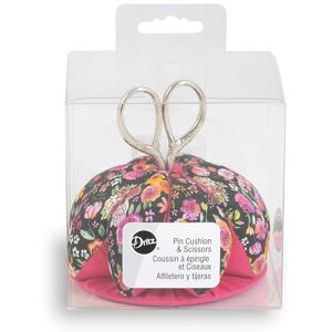 Dritz Speldenkussen - Zwart/Pink Bloempatroon Dritz Speldenkussen - Zwart/Pink Bloempatroon