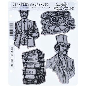 Stampers Anonymous Tim Holtz Cling Gemonteerde Stempelsets Time Travelers Rubber Stamp - Rubber Stamp Stampers Anonymous Tim Holtz Cling Gemonteerde Stempelsets Time Travelers Rubber Stamp - Rubber Stamp