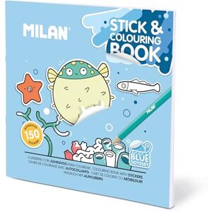 MILAN ® Kleurboek met stickers 'Blue Odissey' MILAN ® Kleurboek met stickers 'Blue Odissey'
