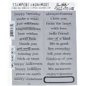 Tim Holtz Eenvoudige Uitdrukkingen - Stempels voor Verschillende Gelegenheden Tim Holtz Eenvoudige Uitdrukkingen - Stempels voor Verschillende Gelegenheden