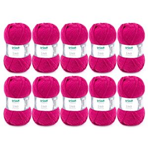Gründl Vlna 760 - Fuchsia - 10 stuks - Wolgaren Gründl Vlna 760 - Fuchsia - 10 stuks - Wolgaren