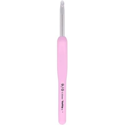 Tulip Etimo Rose crochet hook with soft grip 5.5 mm, 1 hook Tulip Etimo Rose crochet hook with soft grip 5.5 mm, 1 hook