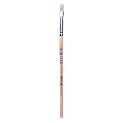 Pelikan Borstelkwast soort 613F, maat 4, 1 stuk Borstelkwast soort 613F maat 4, ideaal voor school en schilderen Pelikan Borstelkwast soort 613F, maat 4, 1 stuk Borstelkwast soort 613F maat 4, ideaal voor school en schilderen