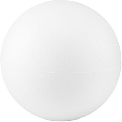 MCE-Commerce Piepschuim bal Ø 15 cm van polystyreen, glad en duurzaam, 1 stuk voor knutselen, modelbouw, creatieve projecten, wit MCE-Commerce Piepschuim bal Ø 15 cm van polystyreen, glad en duurzaam, 1 stuk voor knutselen, modelbouw, creatieve projecten, wit