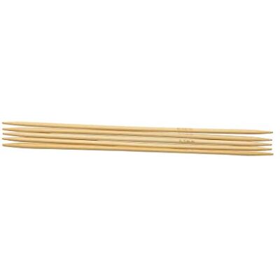 GLOREX breinaalden bamboe 3,5 mm 20 cm natuur GLOREX breinaalden bamboe 3,5 mm 20 cm natuur