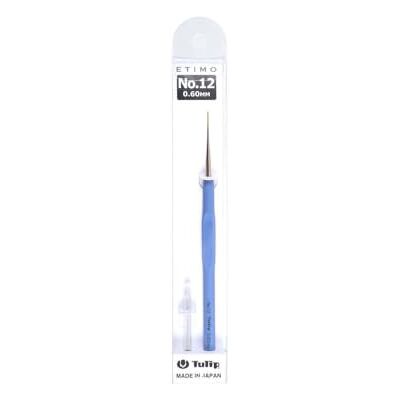 Tulip Etimo steel crochet hook 0.60 mm soft grip 1 piece Tulip Etimo steel crochet hook 0.60 mm soft grip 1 piece