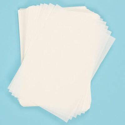 Baker Ross FN205 A4 overtrekpapier pak van 50, overtrekvellen voor tekenen, kopieerpapier, lichtbakpapier Baker Ross FN205 A4 overtrekpapier pak van 50, overtrekvellen voor tekenen, kopieerpapier, lichtbakpapier