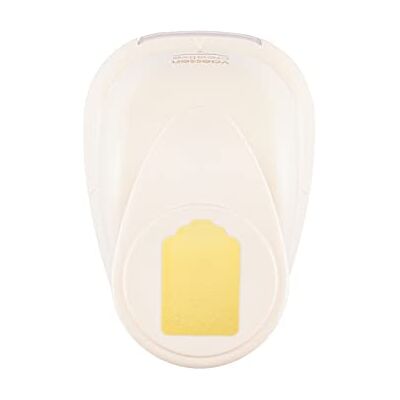 Creative Motiefponsen label, medium, motiefperforator van metaal en plastic, uitgestanst motief 15,4 x 23,2 mm, om te knutselen met papier Creative Motiefponsen label, medium, motiefperforator van metaal en plastic, uitgestanst motief 15,4 x 23,2 mm, om te knutselen met papier