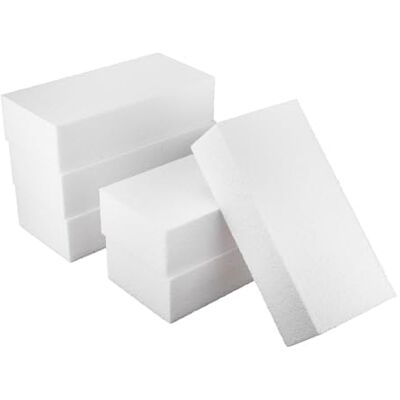MCE-Commerce A3990713 piepschuimblokken │ piepschuim rechthoeken │ blokken om te knutselen 5 cm, wit, 20 x 10 x 5 cm, 6 stuks MCE-Commerce A3990713 piepschuimblokken │ piepschuim rechthoeken │ blokken om te knutselen 5 cm, wit, 20 x 10 x 5 cm, 6 stuks