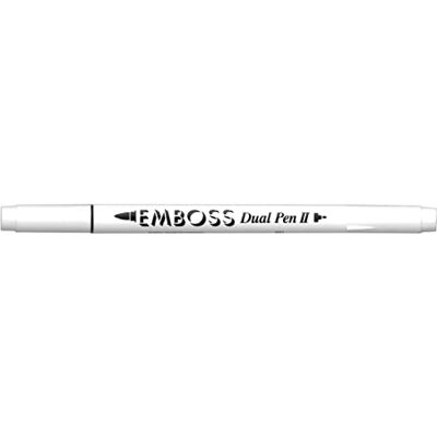 Tsukineko Duidelijke embossing pen dubbele penseelpunt Tsukineko Duidelijke embossing pen dubbele penseelpunt