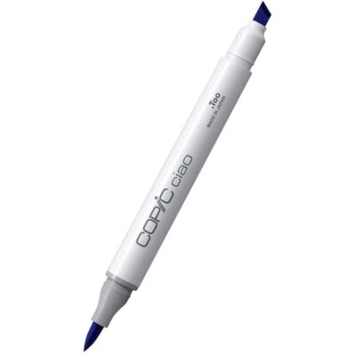 Copic Ciao Marker Type BV 08, Blue Violet, veelzijdige layout marker, op alcoholbasis, met een medium breedte en een brush tip Copic Ciao Marker Type BV 08, Blue Violet, veelzijdige layout marker, op alcoholbasis, met een medium breedte en een brush tip