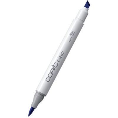 Copic Ciao Marker Type BV 13, Hydrangea Blue, veelzijdige layout marker, op alcoholbasis, met een medium breedte en een brush tip Copic Ciao Marker Type BV 13, Hydrangea Blue, veelzijdige layout marker, op alcoholbasis, met een medium breedte en een brush tip