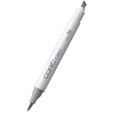 Copic Ciao Marker Typ W 2, warmgrijs No. 2, veelzijdige lay-out marker, op alcoholbasis, met een medium breedte en een penseelpunt. Copic Ciao Marker Typ W 2, warmgrijs No. 2, veelzijdige lay-out marker, op alcoholbasis, met een medium breedte en een penseelpunt.