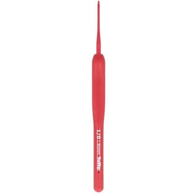 Tulip ergonomische Softgrip haaknaald - 1/0 - 1.80mm Tulip ergonomische Softgrip haaknaald - 1/0 - 1.80mm