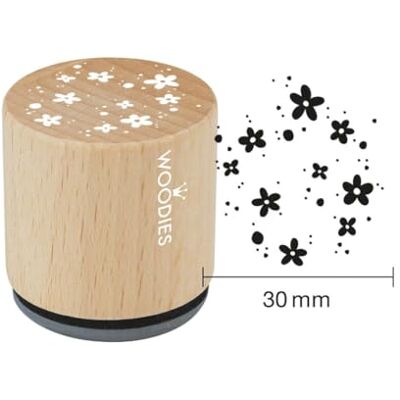 COLOP Woodies stempel kleine bloemen, hout COLOP Woodies stempel kleine bloemen, hout